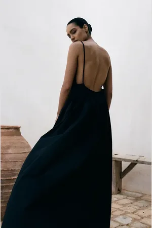 MUUV. Sukienka bawełniana kolor maxi oversize