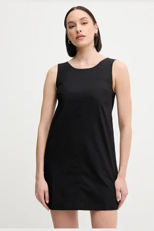Calvin Klein Sukienka bawełniana kolor mini prosta LV047AB000