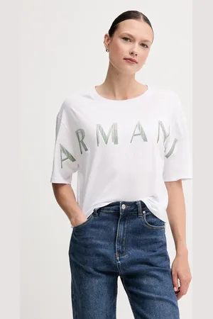 Armani Exchange T-shirt bawełniany damski kolor XW000520 AF10359