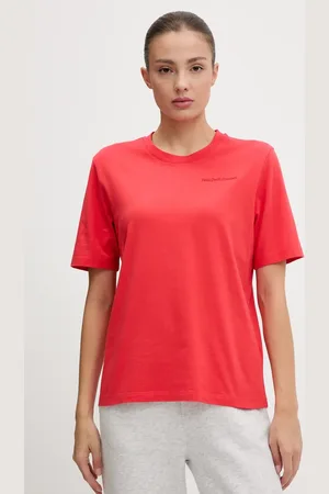 Peak Performance T-shirt bawełniany damski kolor