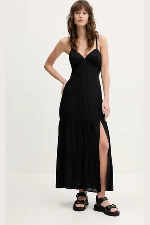 Hollister Sukienka kolor midi rozkloszowana KI359-5037