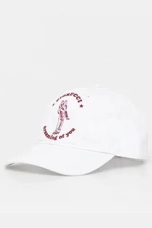 Fiorucci Czapka z daszkiem bawełniana White Dreaming of You Baseball Cap kolor z aplikacją W02SMAHA135CO01WH03