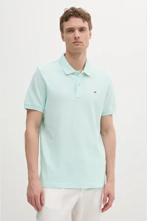 Tommy Hilfiger Polo bawełniane kolor gładki DM0DM20226