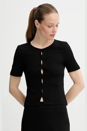 Samsøe Samsøe T-shirt bawełniany SAJUNI damski kolor F25200028