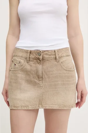 Tommy Hilfiger Spódnica jeansowa kolor mini prosta DW0DW20134