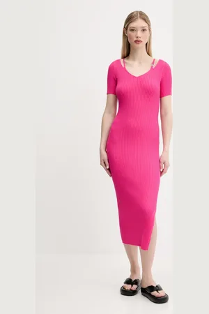 HUGO BOSS Sukienka kolor midi dopasowana 50538239