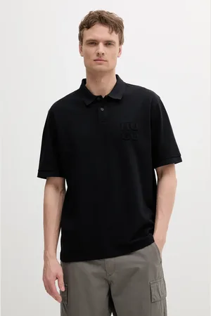 HUGO BOSS Polo bawełniane męski kolor gładki 50535286