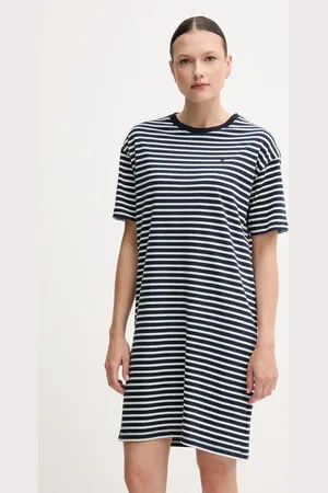 Tommy Hilfiger Sukienka bawełniana kolor mini prosta UW0UW05937