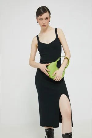 Abercrombie & Fitch Sukienka kolor midi dopasowana