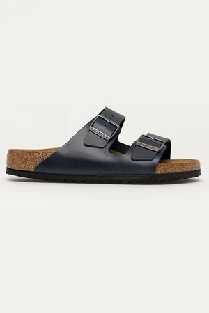 Birkenstock Klapki skórzane Arizona męskie kolor 1013643