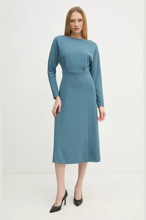 Calvin Klein Sukienka kolor midi rozkloszowana K20K207893