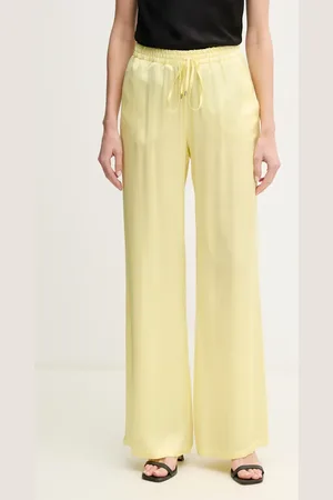 ERMANNO SCERVINO Spodnie damskie kolor proste high waist 56TP078EL1