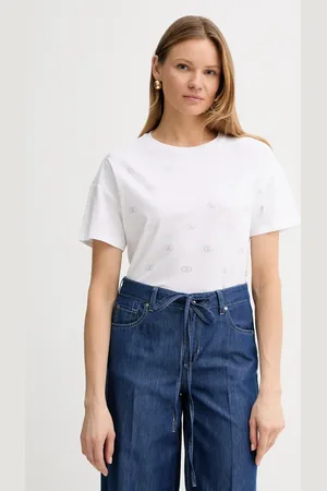 Liu Jo T-shirt bawełniany damski kolor WA5147.JS923