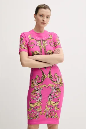 VERSACE Sukienka kolor mini dopasowana 78HAO9P9 JS466