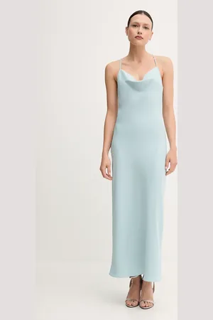 Calvin Klein Sukienka kolor maxi prosta LV044B053G
