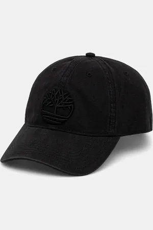 Timberland Czapka z daszkiem bawełniana kolor z aplikacją TB0A61UJ0011