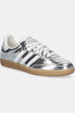 adidas Sneakersy skórzane Samba OG damskie kolor JR0035