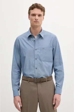 Armani Exchange Koszula bawełniana męska kolor regular z kołnierzykiem klasycznym XM000666 AF13208