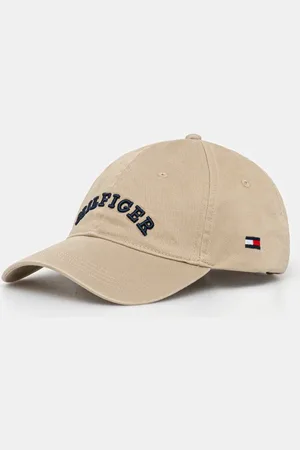 Tommy Hilfiger Czapka z daszkiem bawełniana kolor z aplikacją AM0AM13165