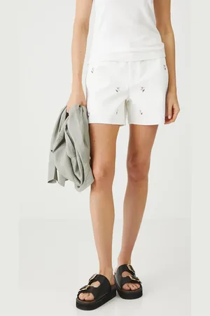 MEDICINE Szorty jeansowe kolor z aplikacją medium waist