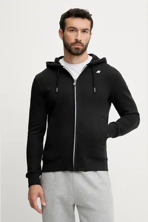 K-Way Bluza męska kolor z kapturem gładka K31364W