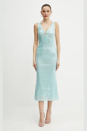 Bardot Sukienka kolor midi dopasowana 59272DB