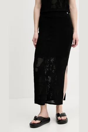 HUGO BOSS Spódnica kolor maxi prosta 50538225