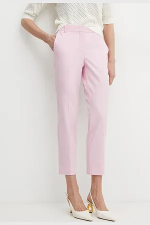 MARELLA Spodnie NICOSIA damskie kolor fason cygaretki medium waist 2513131031200