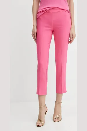 Morgan Spodnie PALIX.F damskie kolor dopasowane high waist PALIX.F