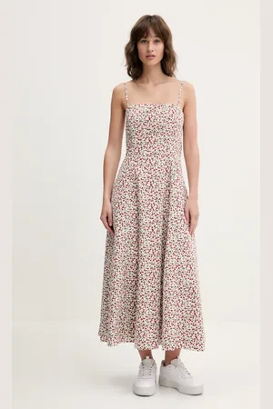 Abercrombie & Fitch Sukienka kolor midi rozkloszowana KI159-5481