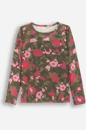 COCCODRILLO Longsleeve dziecięcy kolor MYSTIC NATURE GIRL JUNIOR