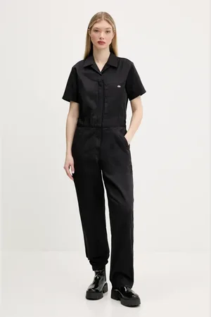 Dickies Kombinezon bawełniany kolor bawełniany z kołnierzykiemm DK0A862UBLK1