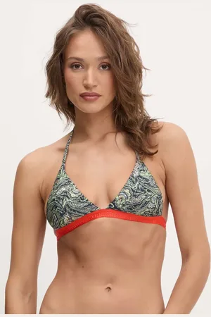 Superdry Biustonosz kąpielowy kolor lekko usztywniona miseczka W3010450A-XKN