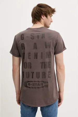 G-Star T-shirt bawełniany męski kolor gładki D25971-2653