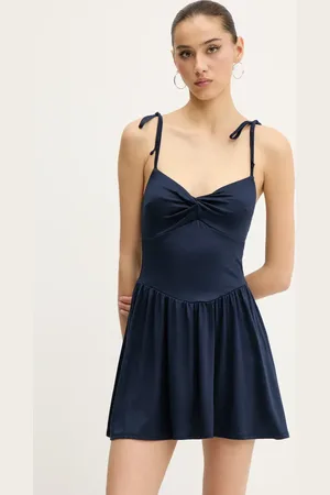 Hollister Sukienka kolor mini rozkloszowana KI359-5010