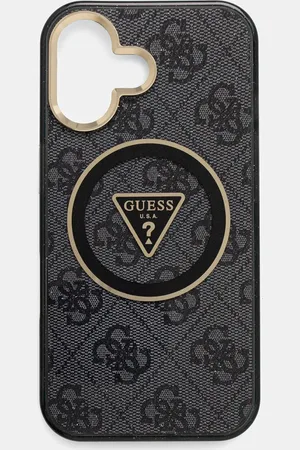 Guess Etui na telefon iPhone 16 kolor GUHMP16SHG4PRTGK