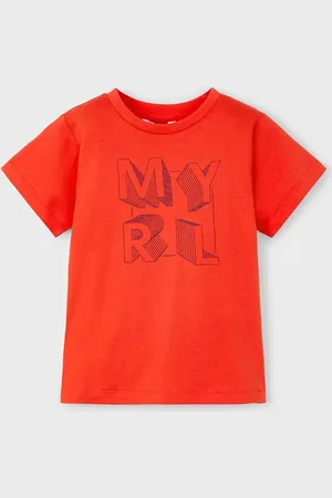 Mayoral T-shirt bawełniany dziecięcy kolor z nadrukiem 170