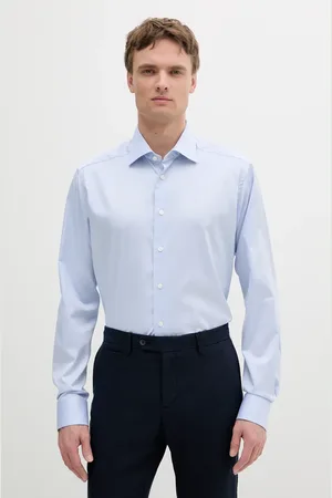 Eton Koszula bawełniana męska kolor slim z kołnierzykiem klasycznym 100012342