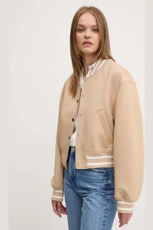 HUGO BOSS Kurtka bomber damski kolor przejściowa oversize 50518978