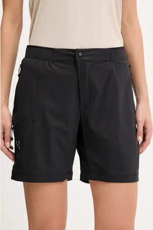 Haglöfs Szorty outdoorowe L.I.M Fuse II damskie kolor gładkie medium waist 607710