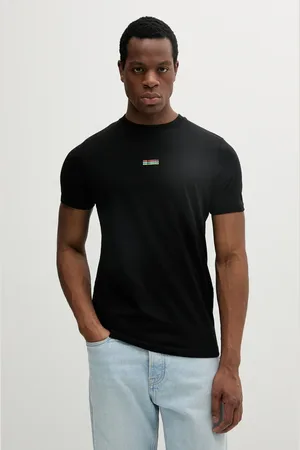 Karl Lagerfeld T-shirt bawełniany męski kolor z nadrukiem 552224.755031