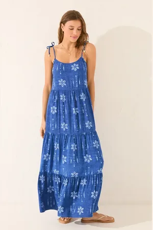 Women secret Sukienka kolor maxi rozkloszowana 4479837