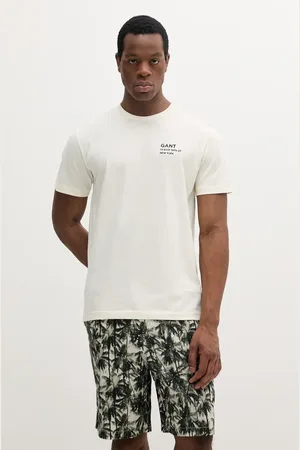 GANT T-shirt bawełniany męski kolor z aplikacją 2003300