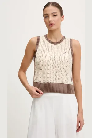 adidas Kamizelka KNITTED VEST damskie kolor JD0904
