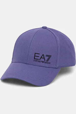 EA7 Czapka z daszkiem bawełniana kolor z nadrukiem AF11989.7X000005