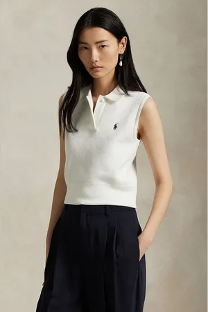 Ralph Lauren Bezrękawnik bawełniany damski kolor 211970666