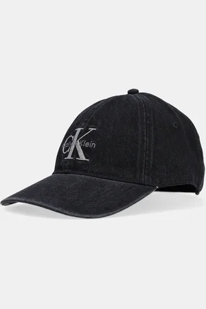 Calvin Klein Czapka z daszkiem jeansowa męska kolor z aplikacją LV04G5007G