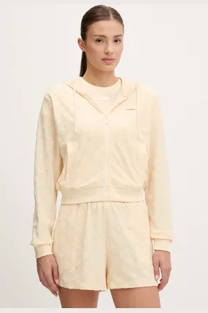 Guess Bluza PEONY damska kolor z kapturem wzorzysta V5GQ00 KCT02