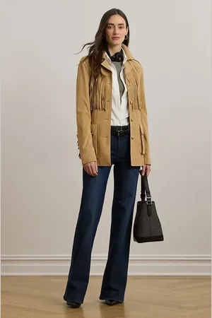 Ralph Lauren Jeansy bawełniane damskie high waist 200982842