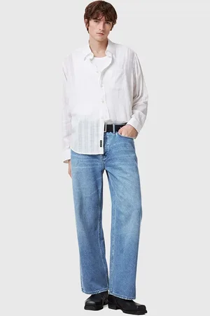 AllSaints Jeansy bawełniane LENNY M011EA